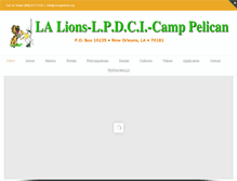Tablet Screenshot of camppelican.org